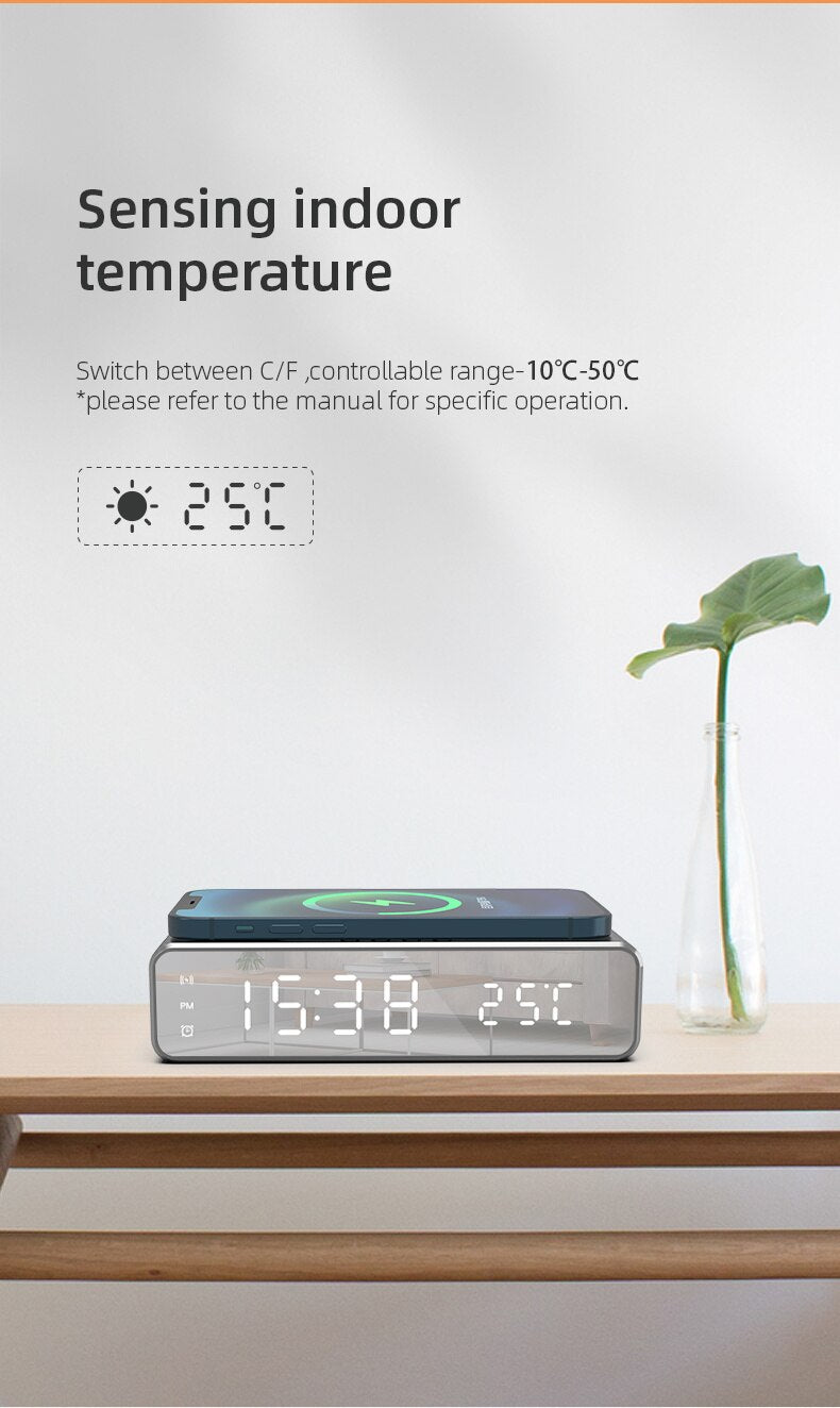 3 in 1 LED Alarm Clock with Fast Wireless Charger - Premium Chargers & Powerbanks from Dressmycell.com - Just $30! Shop now at Dressmycell.com 3 in 1 LED Alarm Clock with Fast Wireless Charger - Premium Chargers & Powerbanks from Dressmycell.com - Just $30! Shop now at Dressmycell.com